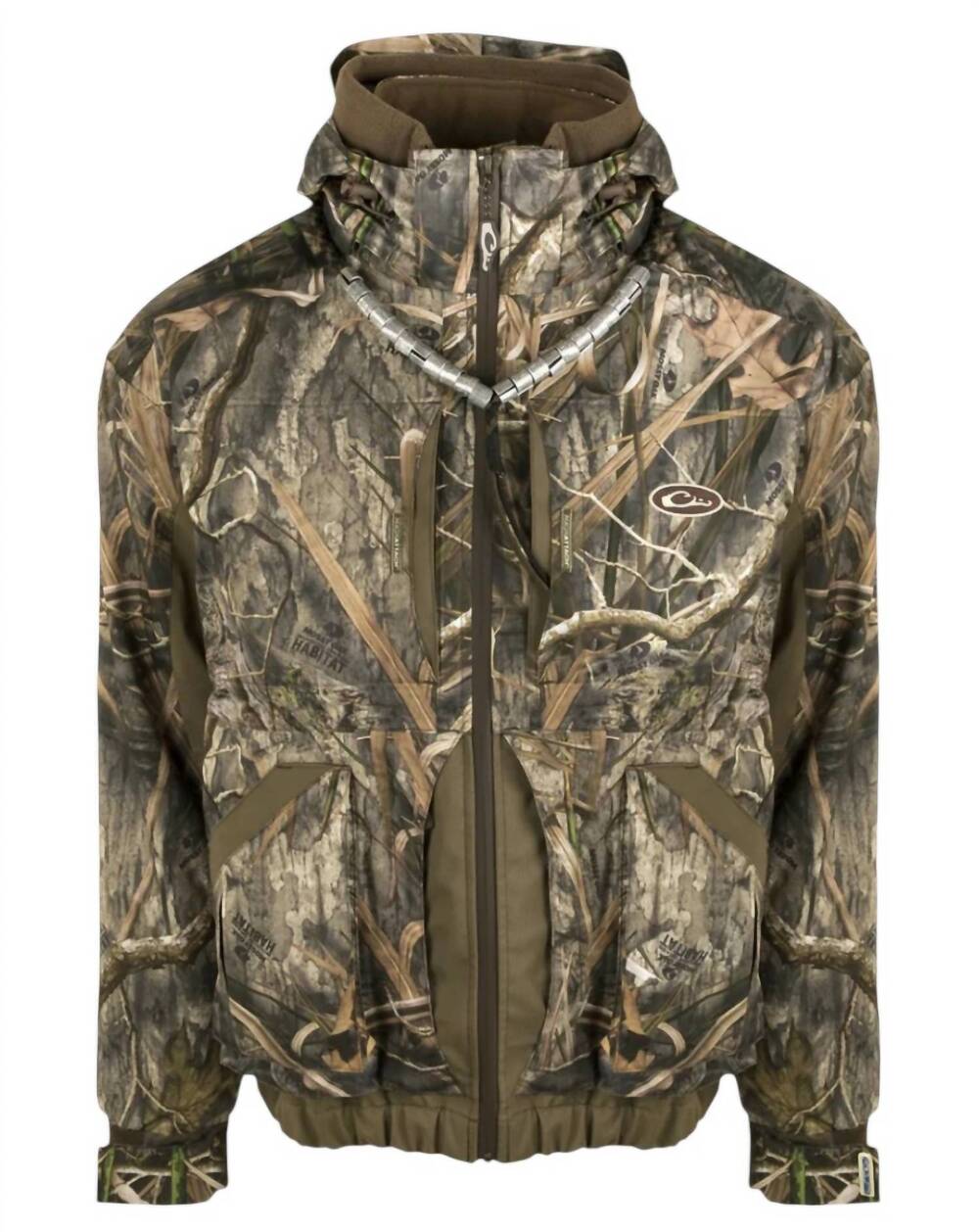 NEW DRAKE men's refuge hiking jacket in shadowgrass habitat